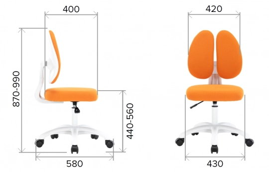 Кресло детское Everprof Kids 103 Ткань Голубой - 5