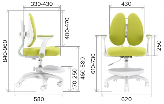 Кресло детское Everprof  Kids 104 Ткань Темно-Серый - 5